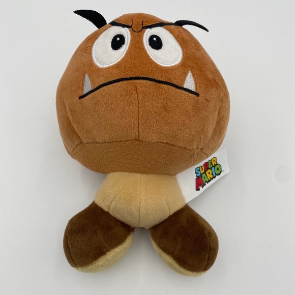Super Mario Bros Goomba Plush 7" Stuffed Animal Doll Toy Mushroom Good Stuff - Picture 1 of 7